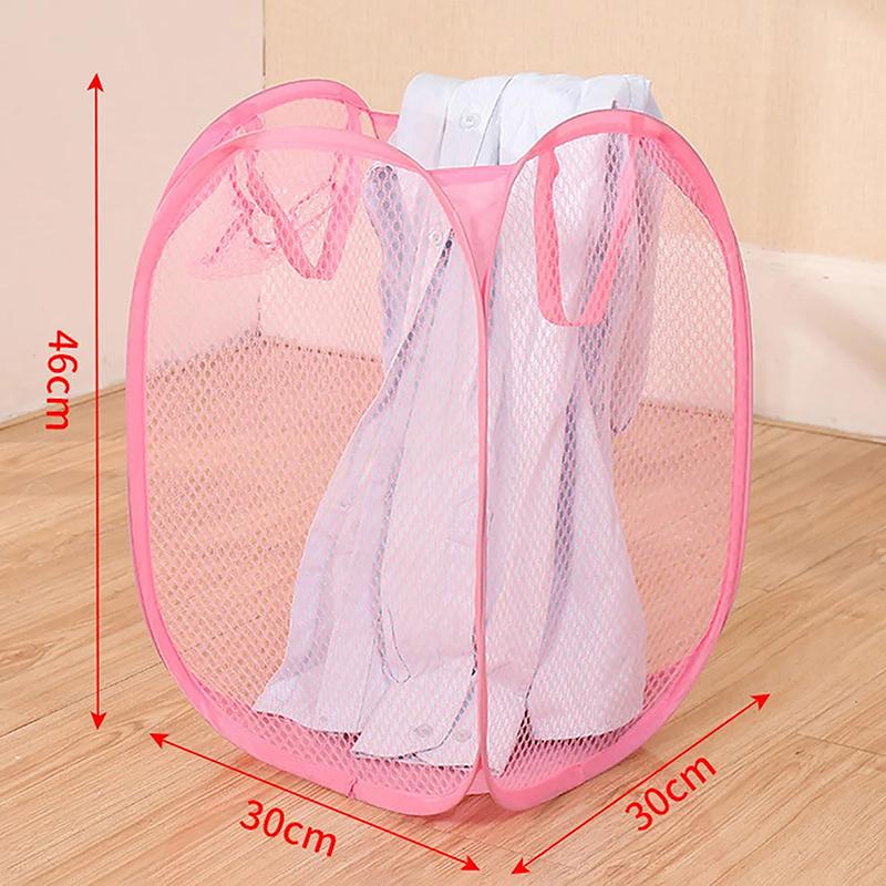 Складная грязная одежда сортировочная корзина для белья сетчатый мешок для ванной комнаты каркасное ведро органайзеры для белья сумка для хранения