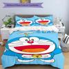 Doraemon Adventure 3‑Piece Bedding Set,Soft Breathable Duvet Cover with 31 Pillowcases,Multi‑Scene for Bedroom Dorm,Perfect Holiday Birthday Gift for