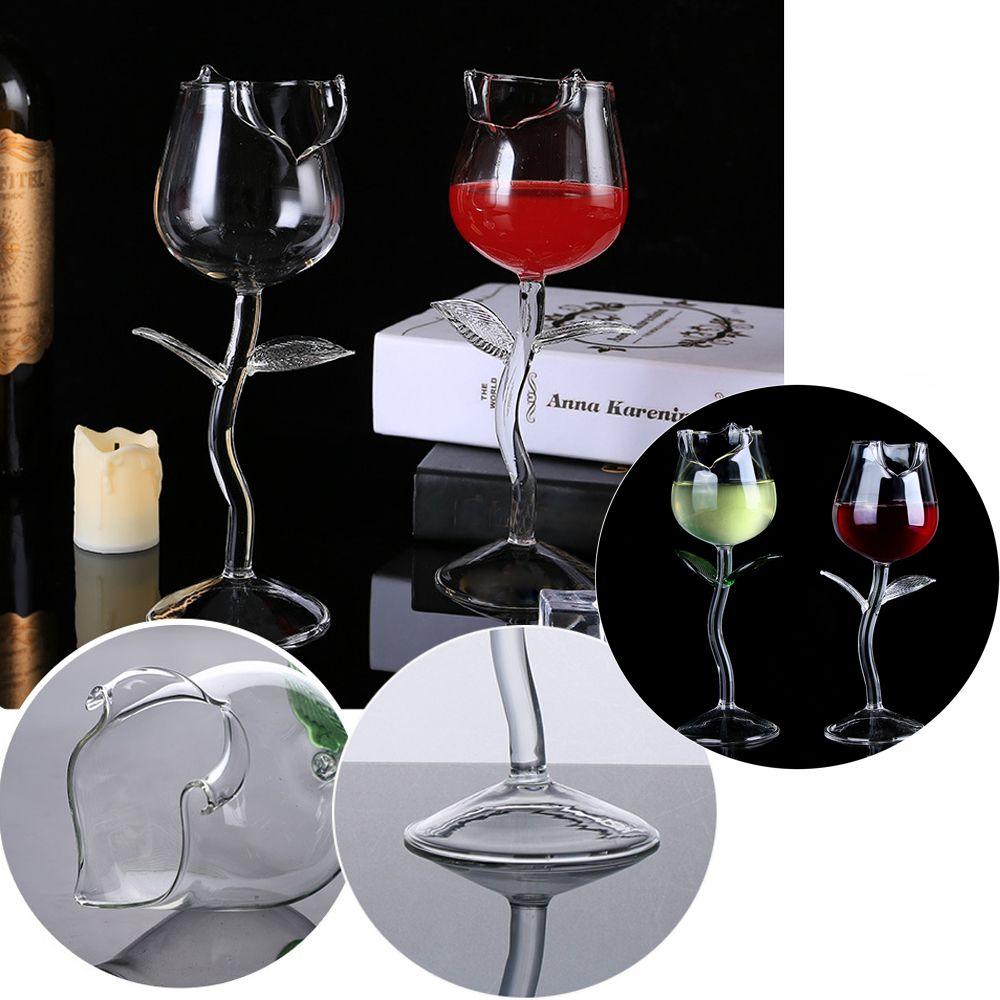 Для вечеринки бара посуда для красного вина бокал для коктейля бокал для шампанского в форме цветка розы сок