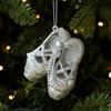 Plastic Tree Hanger Glitter Coat Xmas Charm New Hanging Bauble  Holiday Event