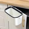 Подвесной мусорный бак на двери кухонного шкафа с ручкой, небольшой мусорный бак под раковиной, настенный контейнер для мусора, компостная корзина