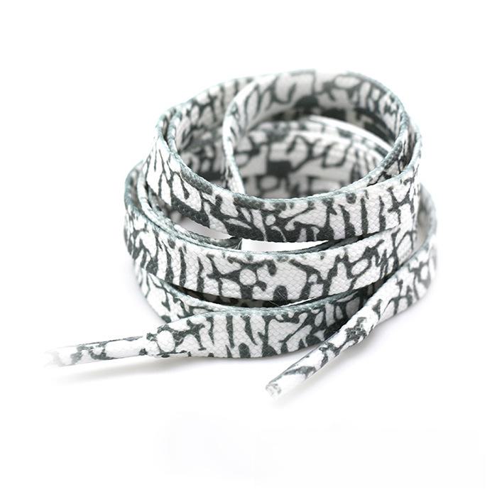 8 мм радужные градиентные цветные шнурки для белой плоской обуви, персонализированная печать