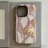 Блестящий чехол-мираж Clmj для iPhone 17 17e 16e 16 15 14 13 12 11 X XS XR XSMAX 7 8 Air Pro Max Plus Двухслойная задняя крышка