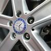 BARG3 2025 Hot For Mercedes Benz 4pcs 75MM Car Wheel Center Hub Caps Covers Hubcap Replacement For Mercedes Benz AMG A B C D M S R G C