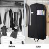 1 шт. Пылезащитные чехлы для одежды Водонепроницаемый чехол для одежды Защита для пальто, костюма, платья Подвесные сумки для одежды Органайзер для шкафа