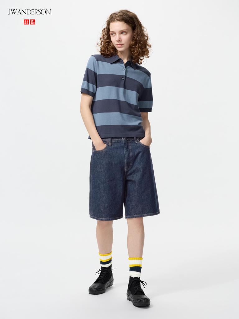 Uniqlo Японские джинсовые шорты