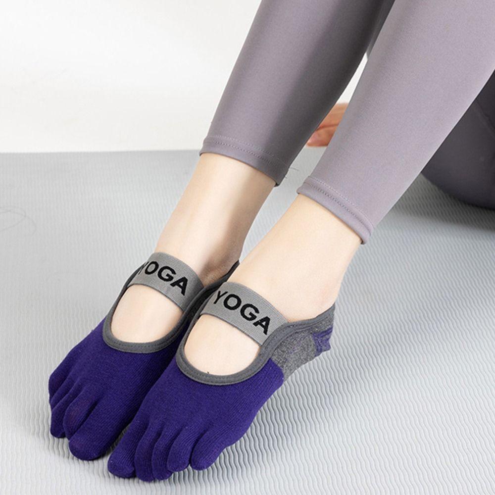 Five Fingers Pilates Socks Cotton Sports Socks Soft Yoga Socks Ladies