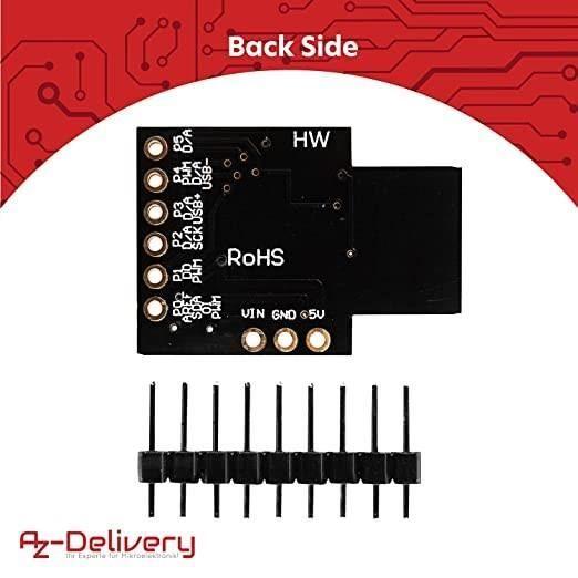 AZDelivery 3 x Digispark Rev. 3 Kickstarter avec USB Carte de Développement Compatible à 100% avec ATtiny85 et