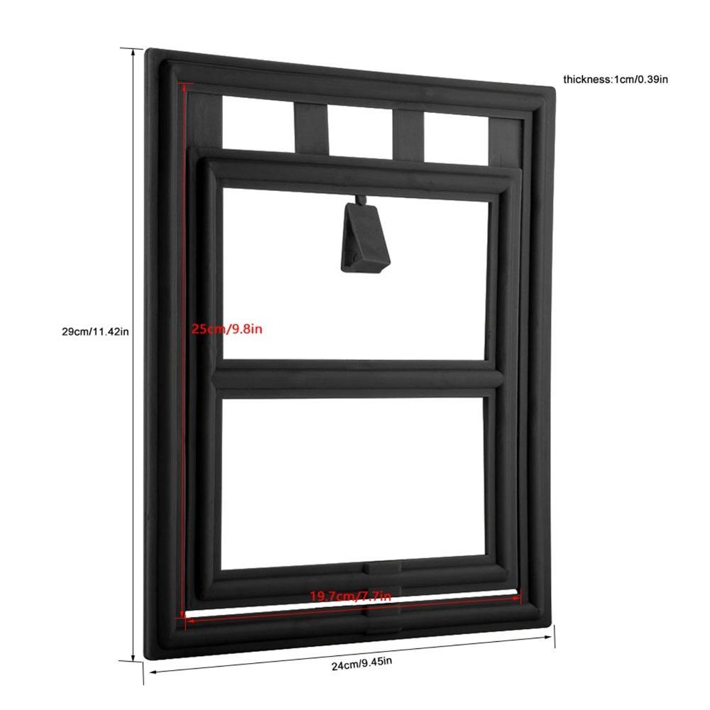 L Shaped Frame Cat Screen Door Mesh Screen Surface Two Way Pet Access Mini Breed Puppy