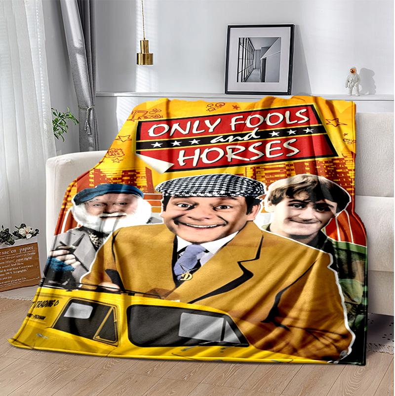 Only Fools Horses Flannel Blanket Soft Warm All-Season Throw, Design for Camping, Car Travel, Hiking Sofa, Bed, Office Perfect Gift for Parties