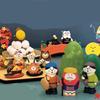 Японские ZAKKA Съедобные Игрушки и Модные Фигурки для Праздника Середины Осени: Подарки на Кошачий Фестиваль и Декор из Смолы