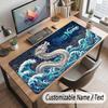 Dragon Theme Customized Mouse Pad Personalized Print Name Text Desk Mat For Home Office Table Decor