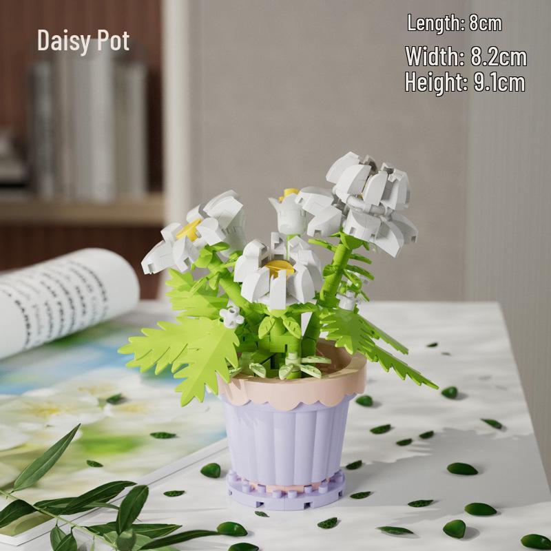 Sakura Treehouse Building Set with Dust Cover - Compatible Toy Blocks Bouquet for Kids, Perfect Arbor Day Gift