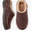 Men Slippers Winter Indoor Memory Warm House Shoes Suede Sewing Casual Slipper Indoor Outdoor