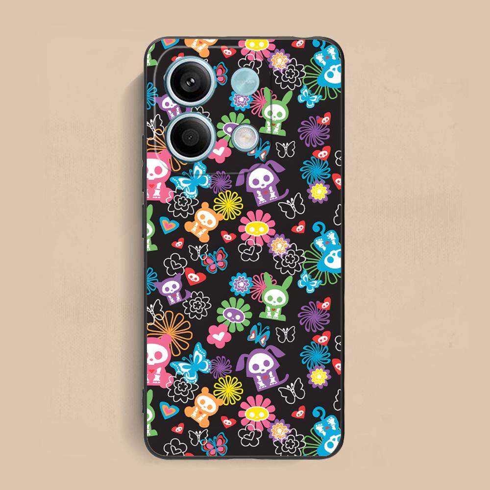Матовый чехол Skelanimal Diego из ТПУ для мобильного телефона Xiaomi Redmi Note 14 13 12 11 S Pro Plus 4G 5G, цветная печать