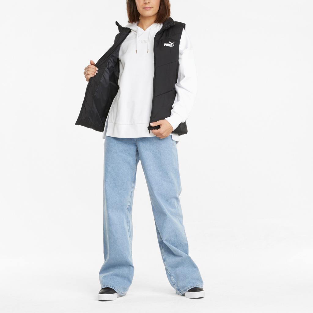 Puma ESSENTIALS Жилеты Женские Черный Воротник-стойка Умеренный Другое 587649-01