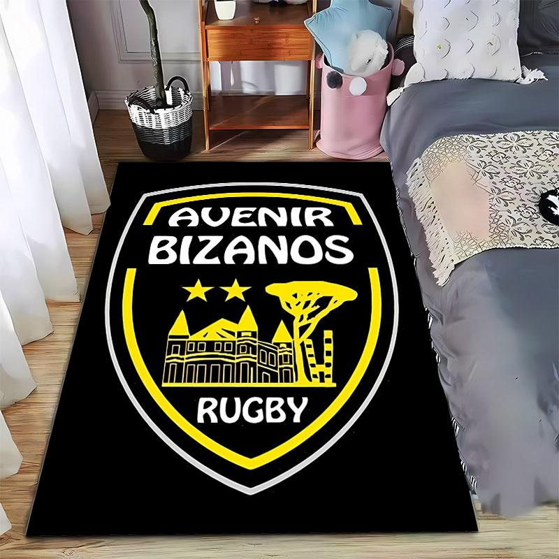 Avenir Bizanos Rugby Logo suitable as a non-slip mat for the living room or bedroom sofa