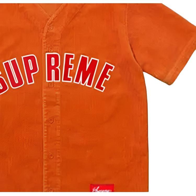 Supreme Corduroy Baseball Jersey Unisex SUP-SS18-584