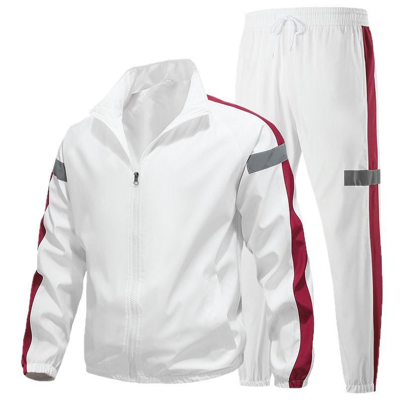 Мужской дышащий спортивный худи и кардиган: Большой размер, настраиваемый двухкомпонентный