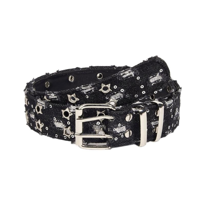 Звездная цепочка на живот для платья Цепочка-пояс для женщин Цепочка на талию Пояс с люверсами Цепочка на талию Пояс с люверсами с пайетками