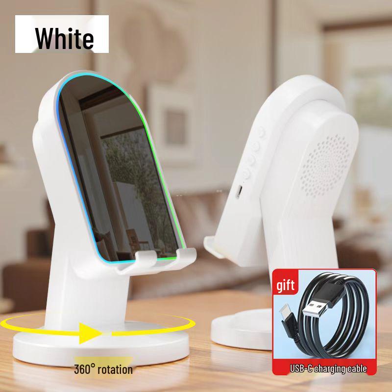 Беспроводная индукционная Bluetooth-колонка 3-в-1 и подставка