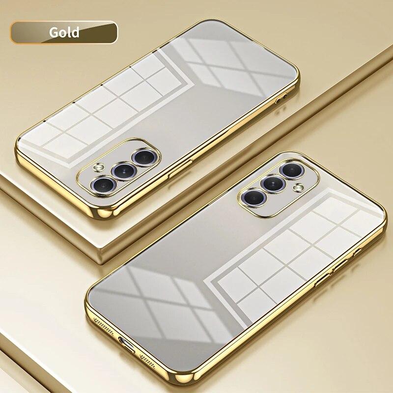 Чехол с прозрачным покрытием для Samsung Galaxy A55 A35 A25 A15 A05 A05S A14 A54 A34 A24 A04S A53 A13 A23 A33 A52 A72 A12, мягкая задняя крышка