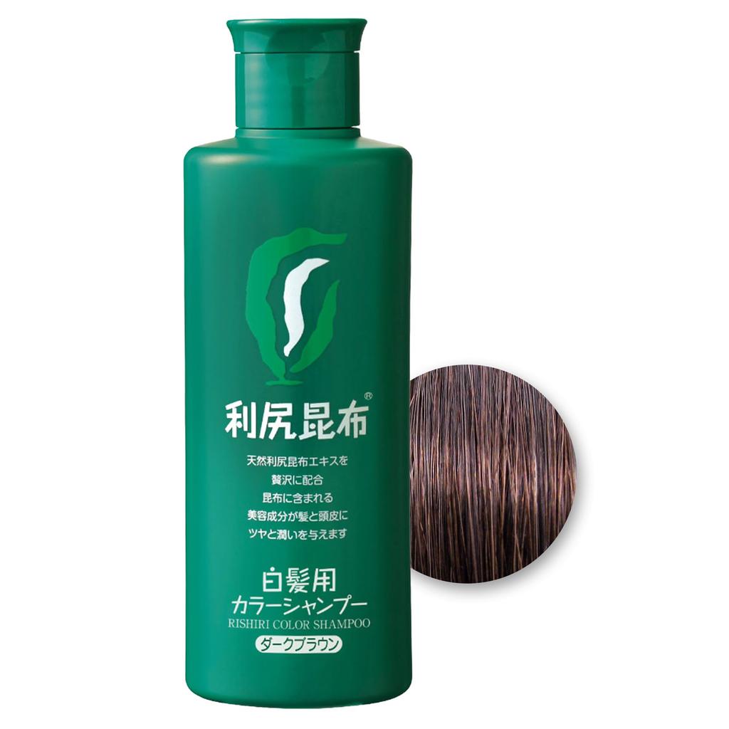 Sastty Rishiri Color Shampoo для седых волос 200 мл, (Темно коричневый)