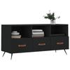 VidaXL TV Stand Black 102x36x50 Cm Engineered Wood 829005