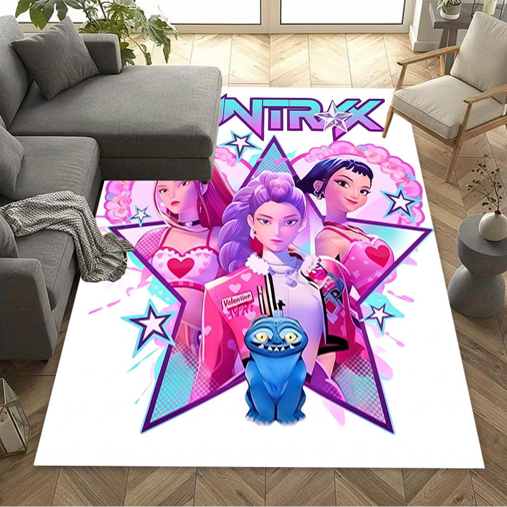 Fantasy Friends Clouds Floor Mat Suitable for Entryway Living Rooms Kitchen Foyer Anti-slip Rug Anime Office Decor Perfect Gift for Friends & Family
