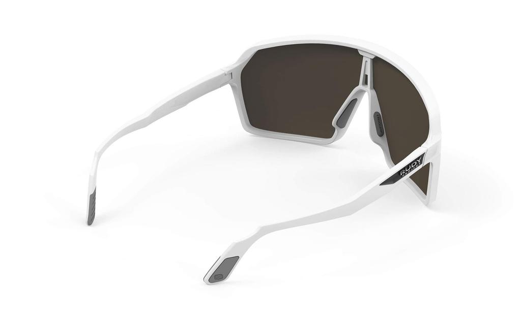 RUDY PROJECT Sport Sunglasses Spinshield White Matte Multi Laser Gold Cycling Running Golf SP725758-0000