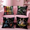Colorful Graffiti Game Gamepad Pillow Case Pattern Printing Pillowcase Living Room Sofa Cushion Cover Bedroom Room Decor