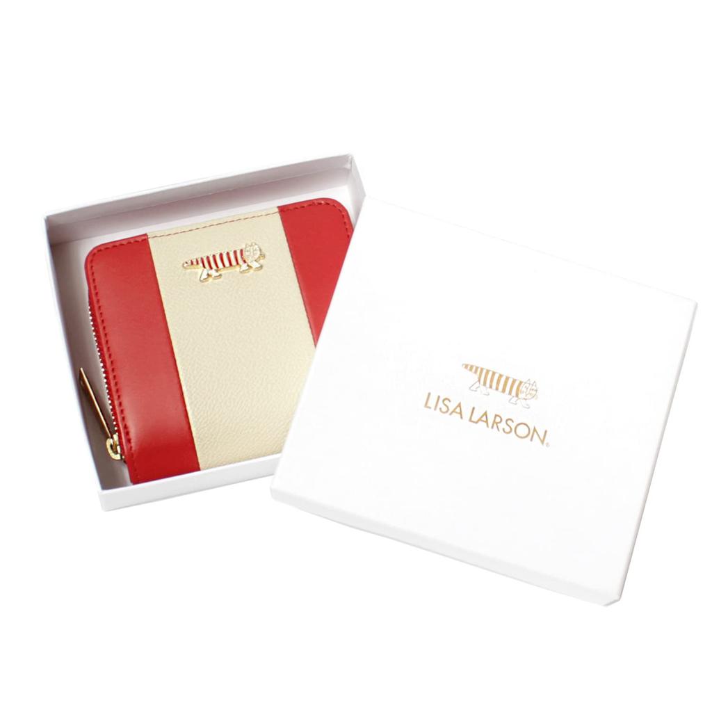 Женский кошелек-портмоне на молнии Lisa Larson LTLY-05, коричнево-синий