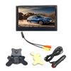 7 Inch TFT LCD HD Screen Folding Parking Backup Car Monitor with Rear View Camera 8LED for Vehicle Parking Easy Installation