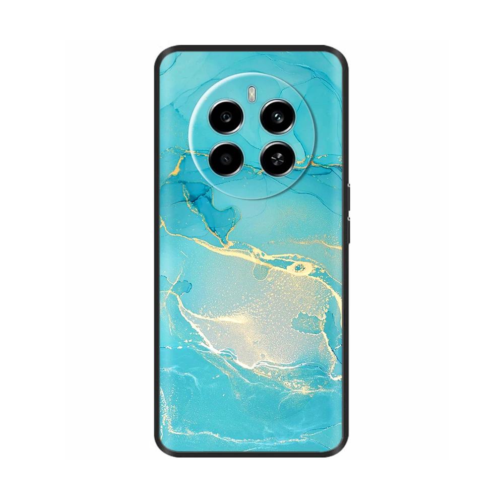 Крашеный чехол для Realme Narzo 70 Мягкий силиконовый задний чехол для Realme Narzo 70 Pro 70x Модные роскошные чехлы с принтом Coque Fundas