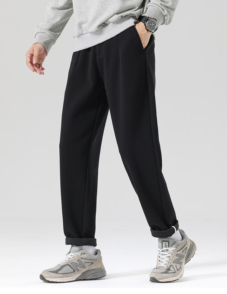 320g Combed Cotton Casual Long Pants for Men
