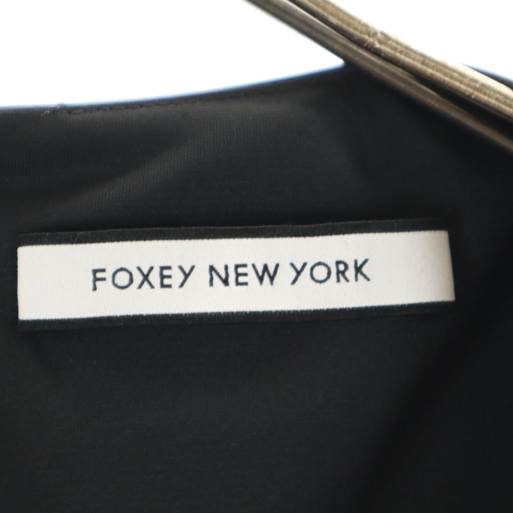 FOXEY NEW YORK Сделано в Японии Без рукавов Цельное платье 38 Темно-синий Женское Б/у