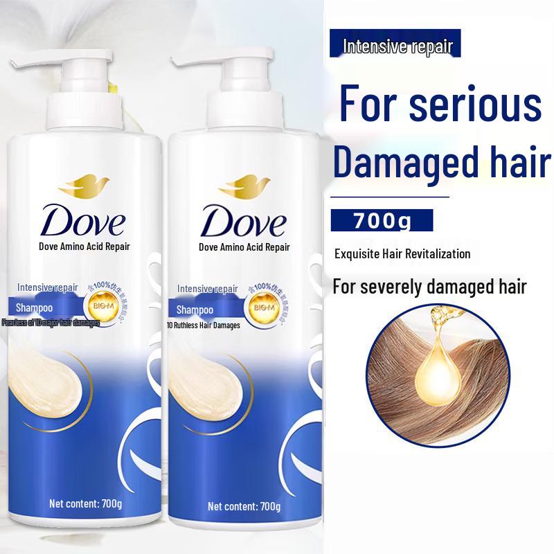 DOVE Интенсивно восстанавливающий шампунь с аминокислотами, двойная упаковка