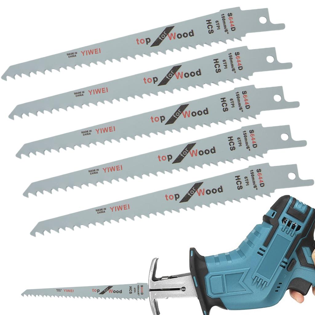 5/10Pcs Universal Jig Saw Blade Set High Carbon Steel Assorted Blades Fast Cut Down Jig Saw Knife for Wood Plastic Metal Cutting