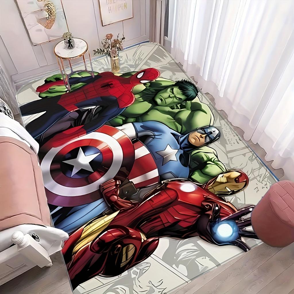 A Licensed Marvel Character Printed Mat, a Large Cartoon Anime Printed Doormat Suitable for Living Rooms, Bedrooms, Outdoor Ba