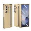 For Samsung Galaxy Z Fold 8 Ultra Fold 7 6 5 4 3 5G Hinge Protection Case S Pen & Built-in Screen Protector Leather Phone Cover
