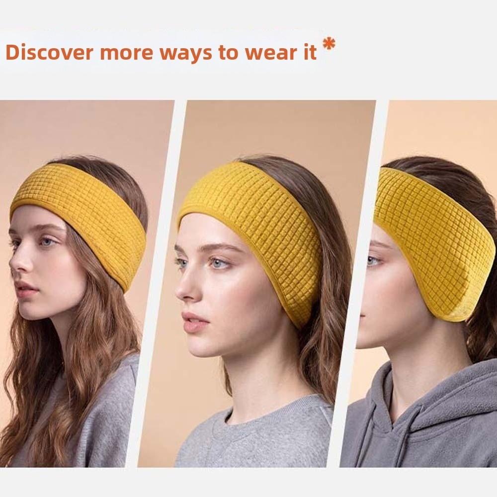 Breathable Winter Headbands Soft Fleece Sport Ear Cover Thermal Hairbands Daily Commuting