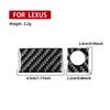 Real Carbon Fiber Car Accessories Glove Storage Handle Cover Soft Sticker For Lexus is 300 1999 2000 2001 2002 2003 2004 2005