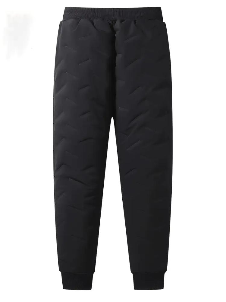 Women's High Quality Windproof Thermal Fleece-Lined Jogger Pants with Zipper Pockets & Adjustable Drawstring Waist Casual Pants Outdoor Jogging Pants