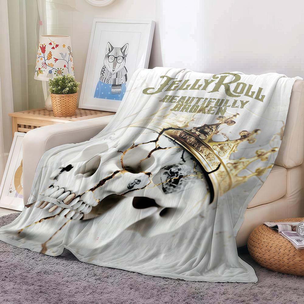 Rapper J-Jelly R-Roll I Am Not Okay Blanket Warm And Soft Suitable For Bedroom Living Room Sofa Bed Office Travel Camping