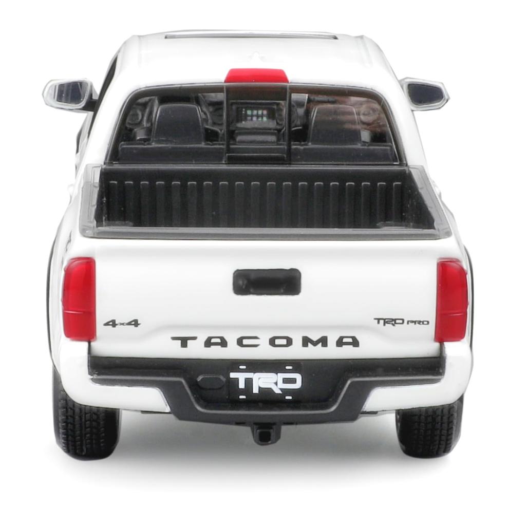 Maisto 1/27 Scale Toyota 2023 Tacoma TRD TRO White / Diecast Model Car, Finished Product, 32910 WT