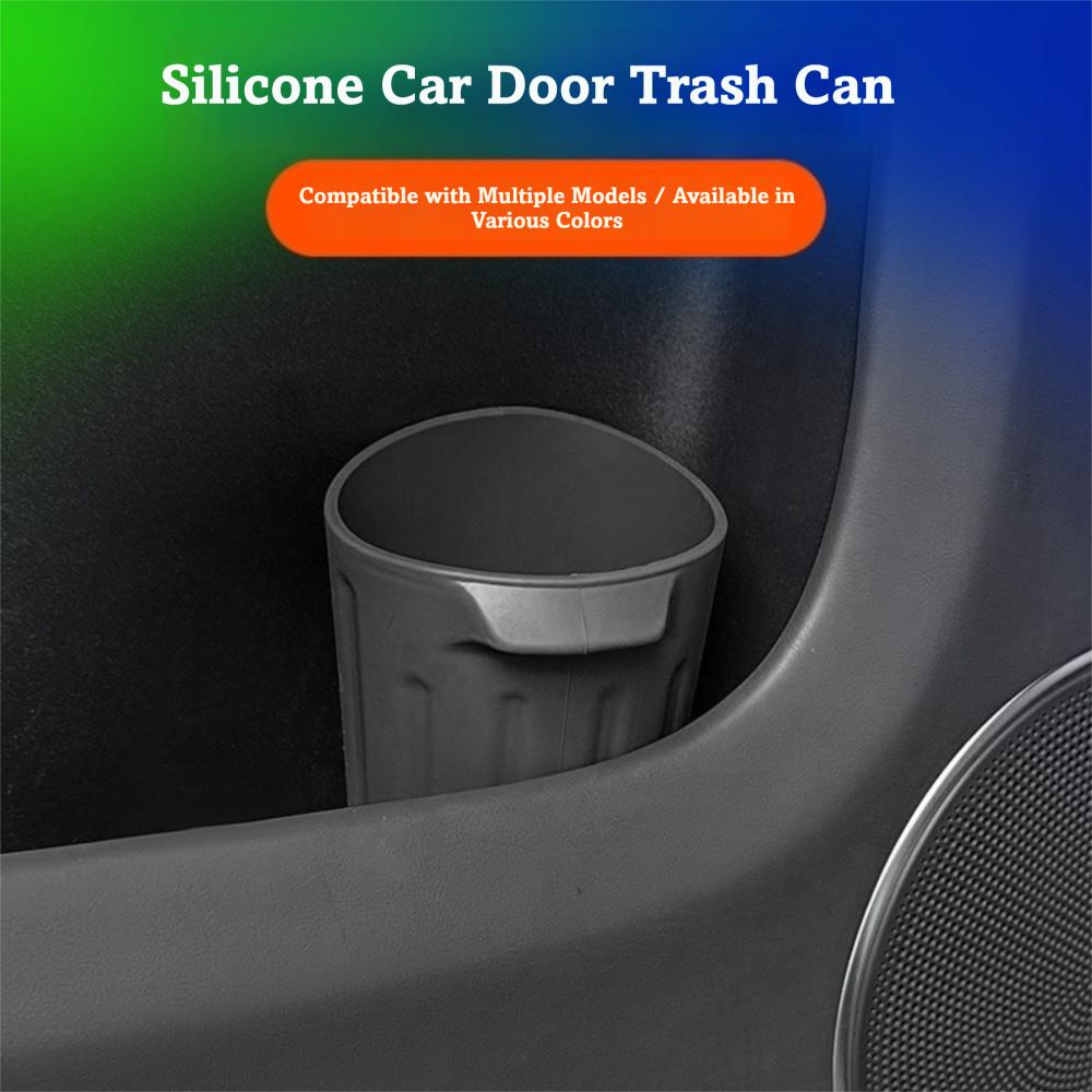 Waterproof Car Trash Can Anti-Slip Design Car Storage Bag Car Drink Rack Car Interior Accessories