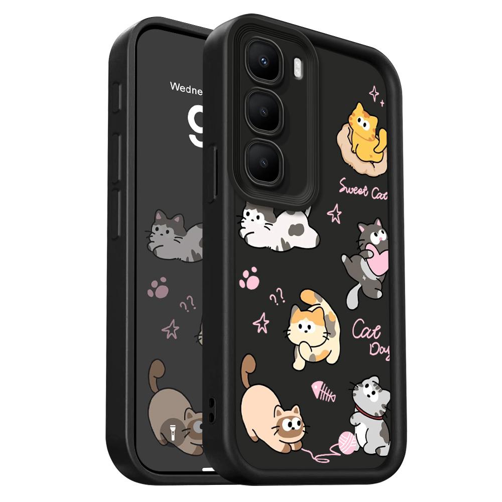 Чехол для телефона 'Милый котик' для Infinix Hot 60 60I 50 40 40I 30 30I 20 Pro Plus Play 4G 5G Лестница Мягкий чехол