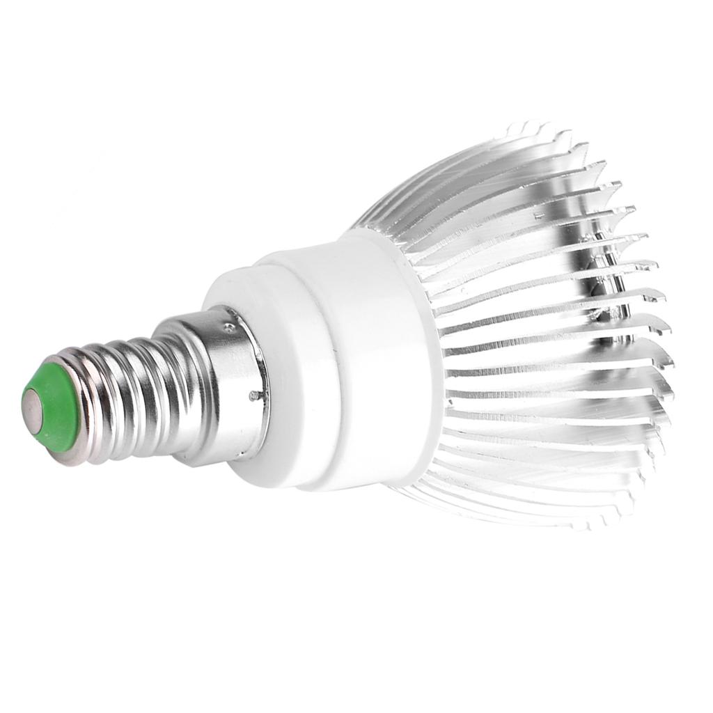 Полный спектр 85-265 В 18 Вт 18 светодиодных ламп для выращивания цветов и растений, гидропонная лампа для выращивания растений (E14)