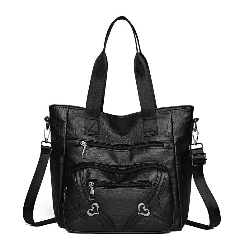 Женская новая простая сумка-мессенджер для поездок на работу, портативная сумка через плечо большой вместимости