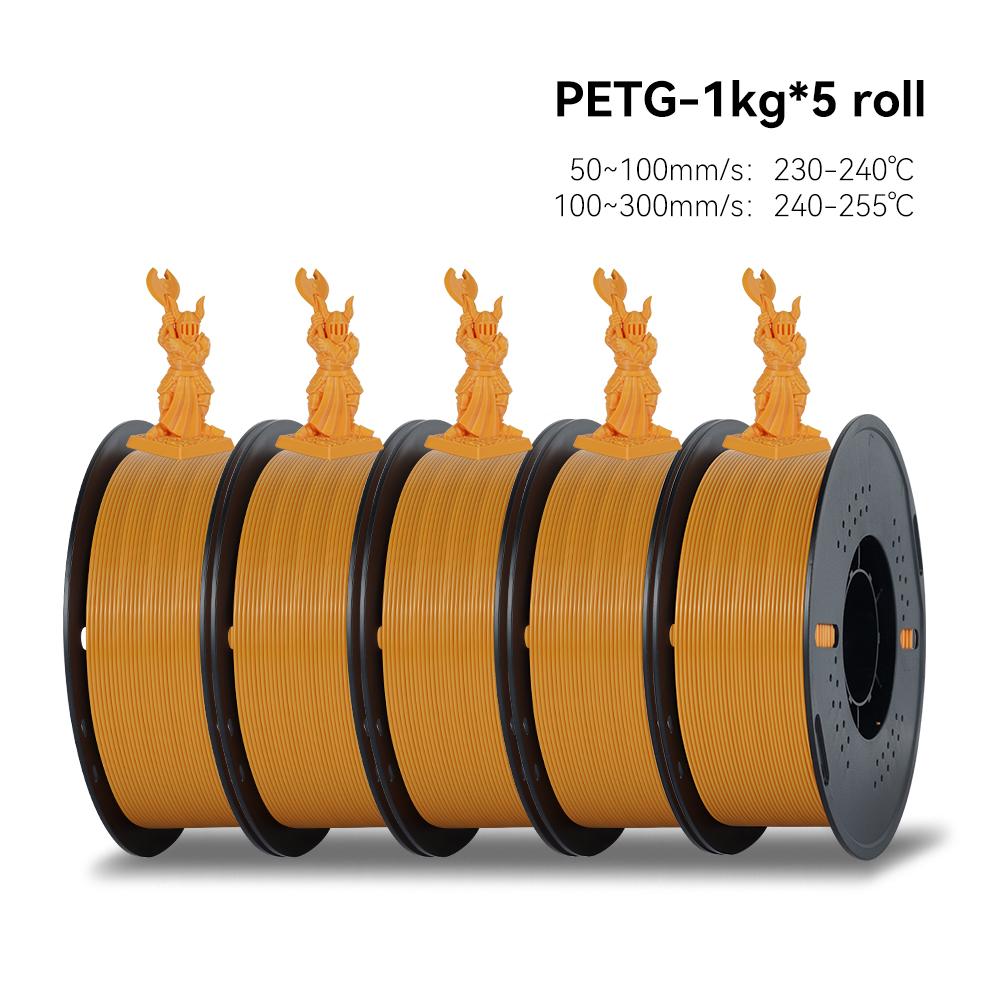 KEEPANG 5KG PETG 3D Printer Filament 1.75mm High Toughness Neatly Wound 3D Printing Material DIY Crafts Tools for 3D Printer